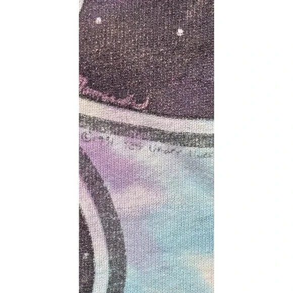 VTG 1991 Liquid Blue Yes Band Tie Dye T-Shirt Men's M Blue Purple Brockum USA - Picture 4 of 12